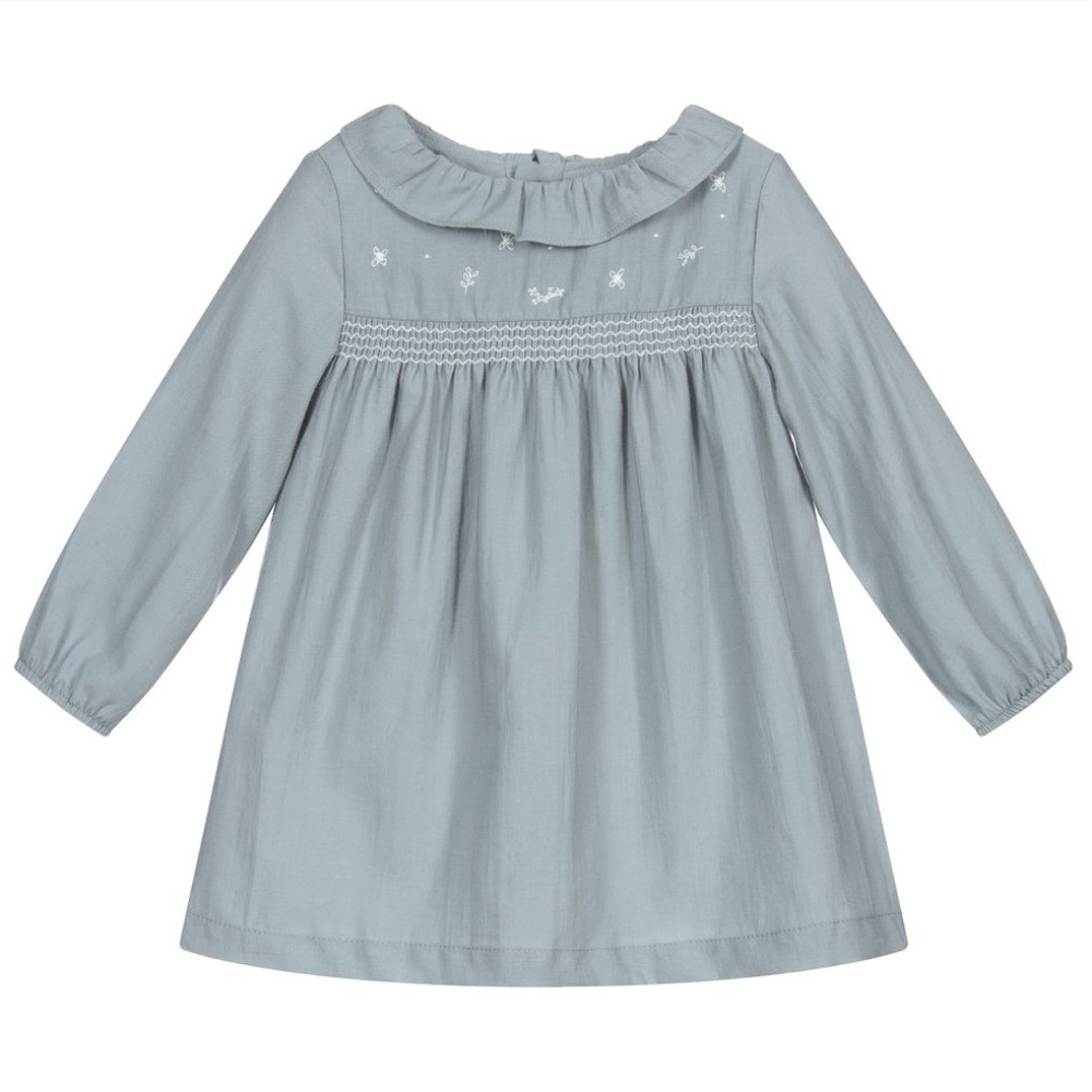 Elegant Smocked Baby Dress
